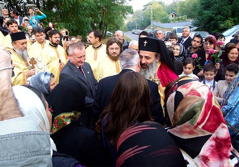 La sfințirea bisericii "Sfântul Ilie"